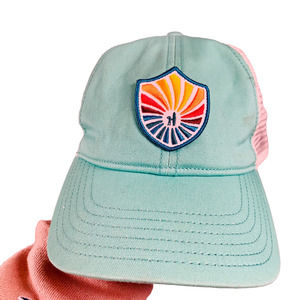 Johnnie-O Wasco Hat Mint Color Trucker Hat